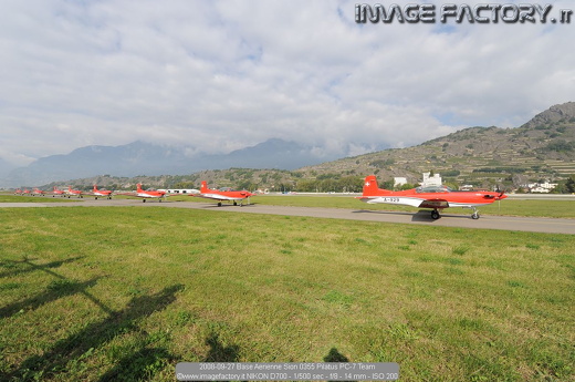 2008-09-27 Base Aerienne Sion 0355 Pilatus PC-7 Team